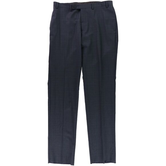 Calvin Klein Mens Tonal Plaid Dress Pants Slacks NWT